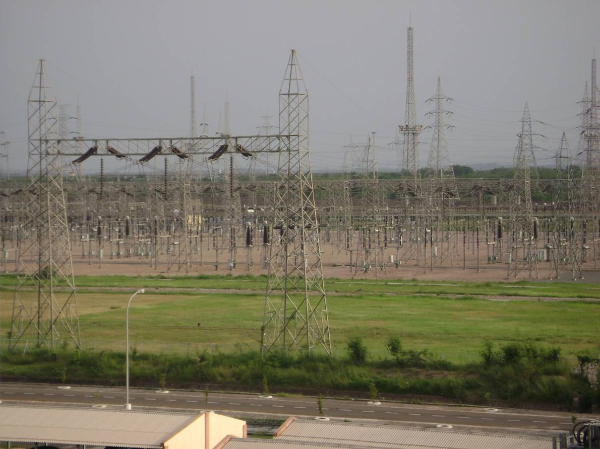 High-voltage switchyard in Telangana