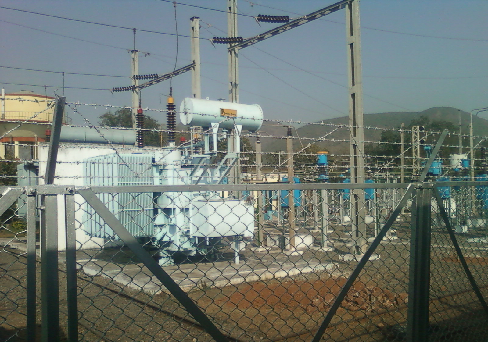 Indian Railways traction substation at Simhachalam, Visakhapatnam